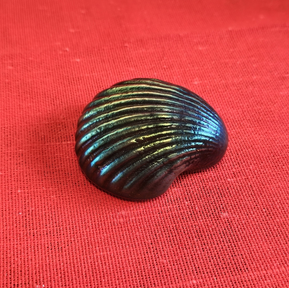 Iridescent Glass Seashell